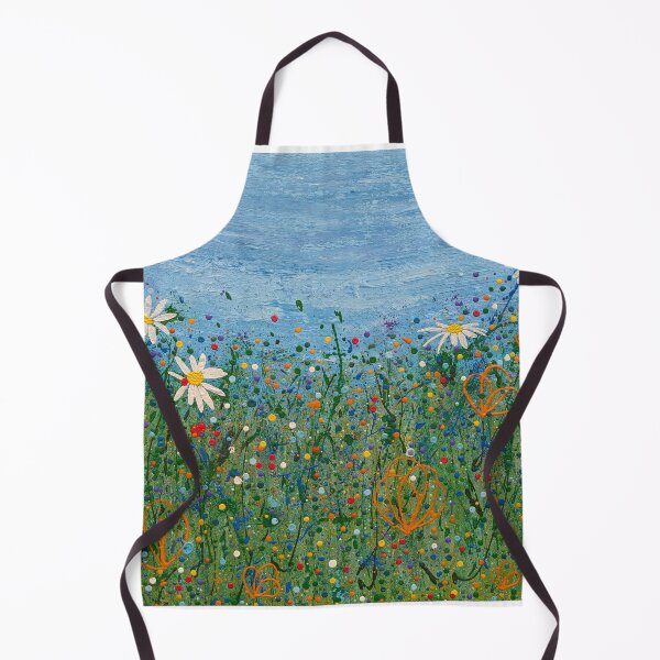 Item preview, Wildflower Hip Hoppin - Abstract wildflower painting designed and sold by NavySloth-Art.