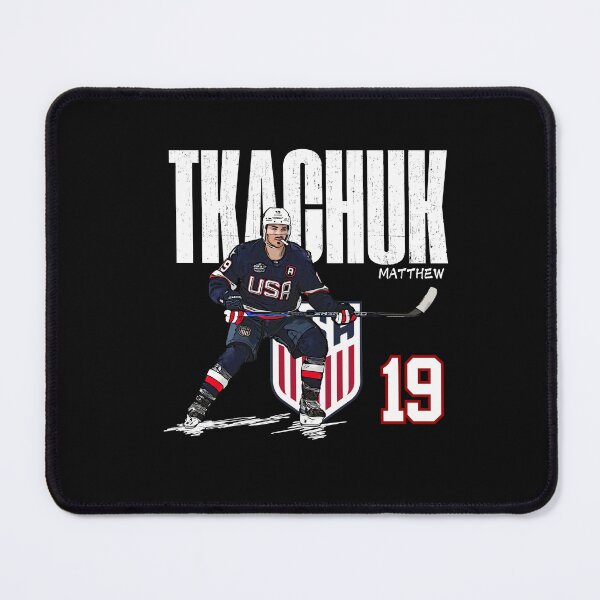 Item preview, USA Matthew Tkachuk #19 Hockey Cartoon -KHMT1901 designed and sold by PTCartoonArt.