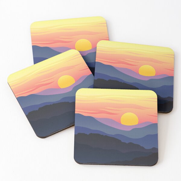 Item preview, Hillside Sunset designed and sold by Earth-and-Ink.