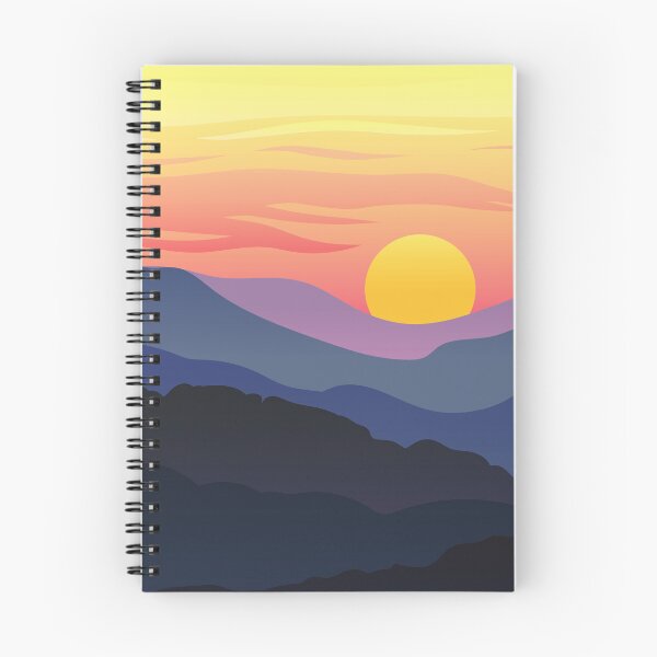 Item preview, Hillside Sunset designed and sold by Earth-and-Ink.