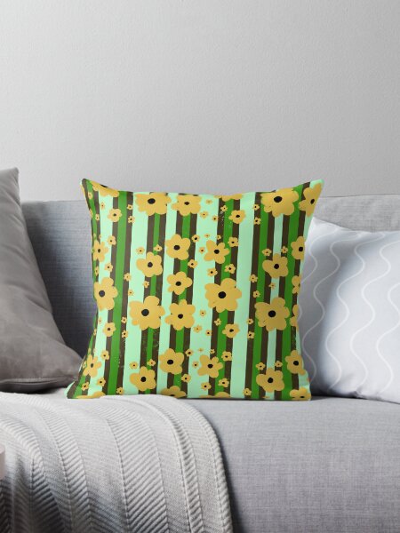 Item preview, Sunflowers & Stripes designed and sold by Klock & Bloom.