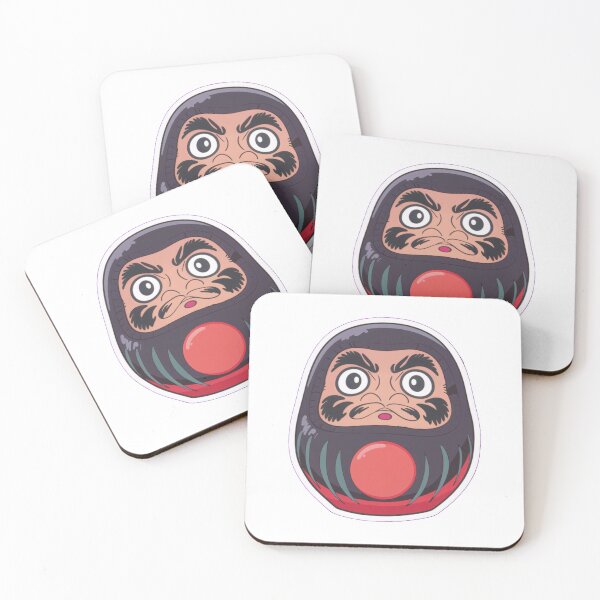 Item preview, Daruma Doll with red dot - kawaii designed and sold by OnixDesign.