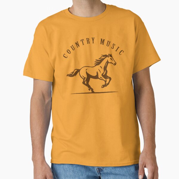 Item preview, Country Music Mustang Spirit Brown Print designed and sold by SteadyRolling.