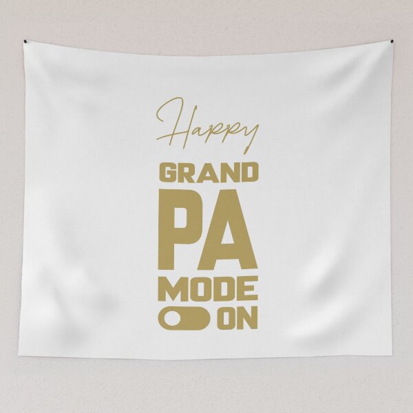 Item preview, Happy GRANDPA MODE ON, Unique designed and sold by villacreativa.