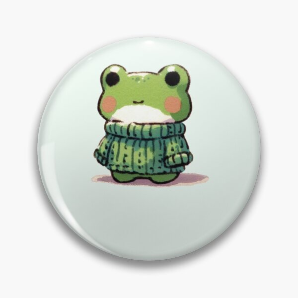 Artikelvorschau, Winziges Froschbaby im warmen Pullover entworfen und verkauft von DaintyDooodles.