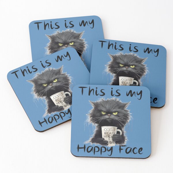 Item preview, This is My Happy Face - Coffee designed and sold by FaeryNuff.
