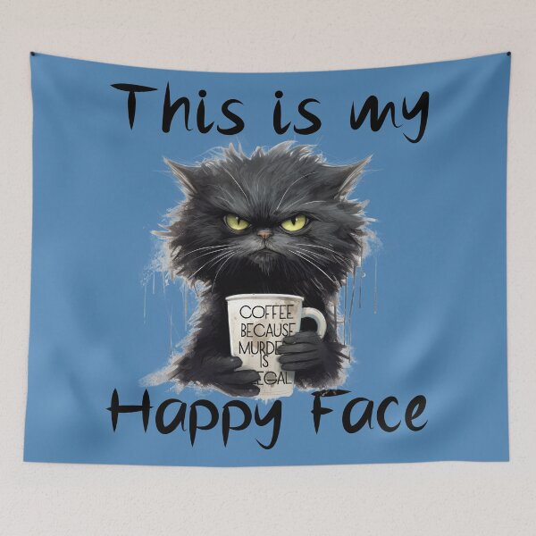 Item preview, This is My Happy Face - Coffee designed and sold by FaeryNuff.