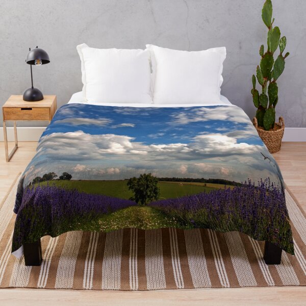 Item preview, Lavender Field Purple Flowers Cotswolds England designed and sold by AndyEvansPhotos.