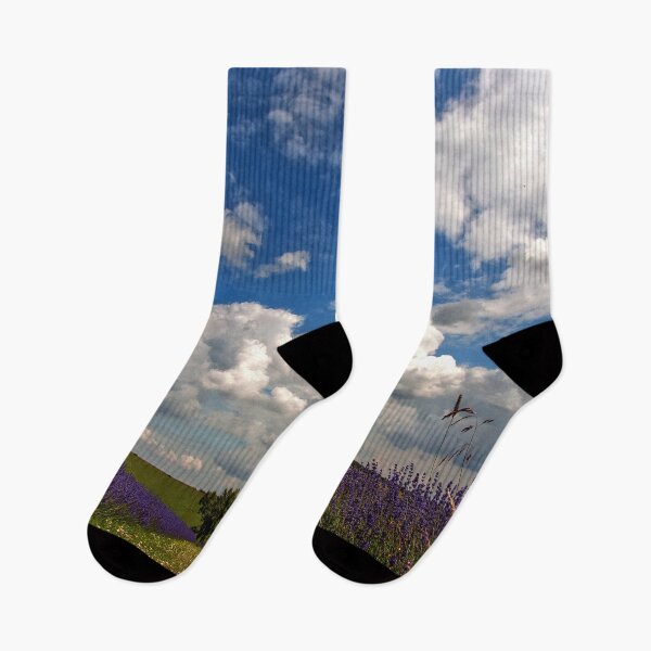 Item preview, Lavender Field Purple Flowers Cotswolds England designed and sold by AndyEvansPhotos.