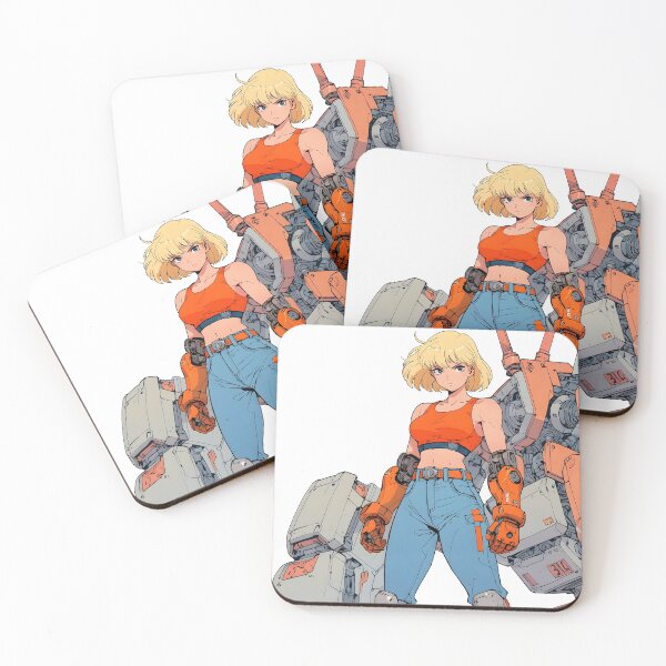 Item preview, Retro Anime Mecha Pilot Girl Power Suit Mission designed and sold by SekaiVibes.