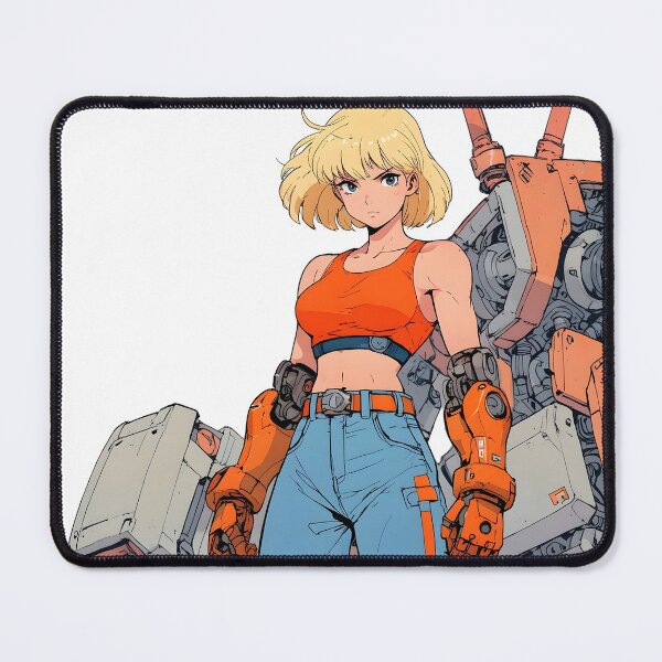 Item preview, Retro Anime Mecha Pilot Girl Power Suit Mission designed and sold by SekaiVibes.