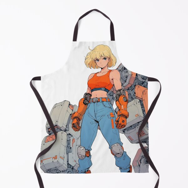 Item preview, Retro Anime Mecha Pilot Girl Power Suit Mission designed and sold by SekaiVibes.