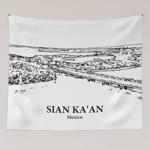 Item preview, Sian Ka'an - Mexico designed and sold by Lakeric Cityscapes.