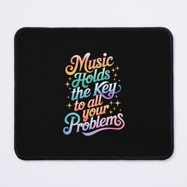 Item preview, "Music Holds the Key to All Your Problems" – Feel the Beat, Free Your Mind designed and sold by paulo silveira.