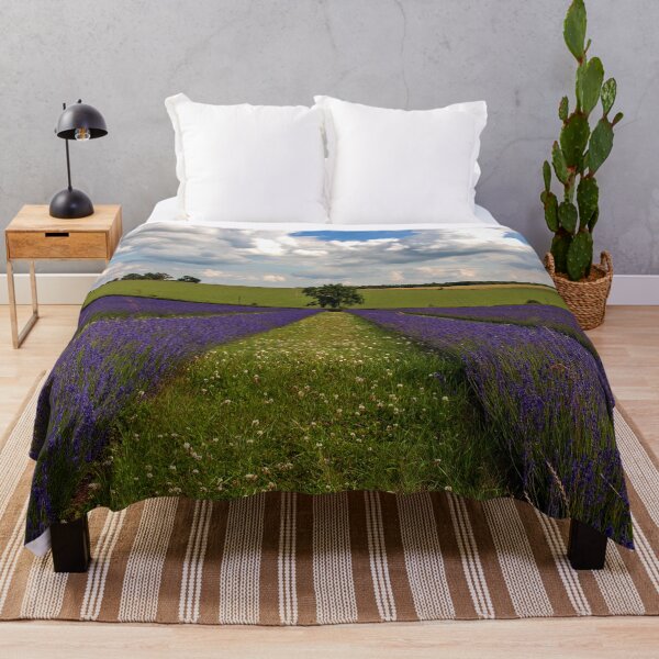 Item preview, Lavender Field Purple Flowers Cotswolds England designed and sold by AndyEvansPhotos.