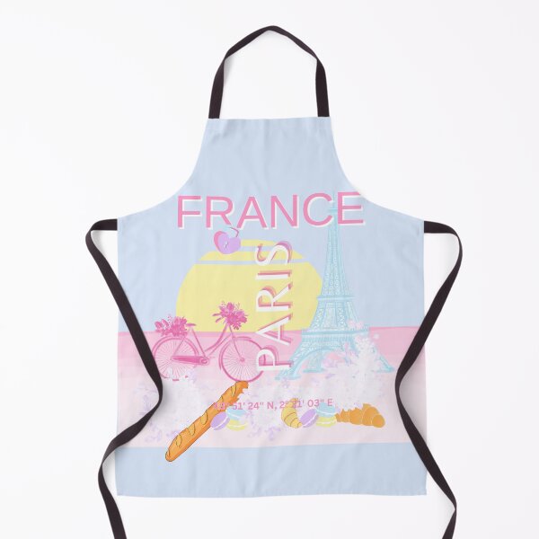 Item preview, Paris, France, Travel Art, Preppy, Blue designed and sold by Magic Love Art Print.