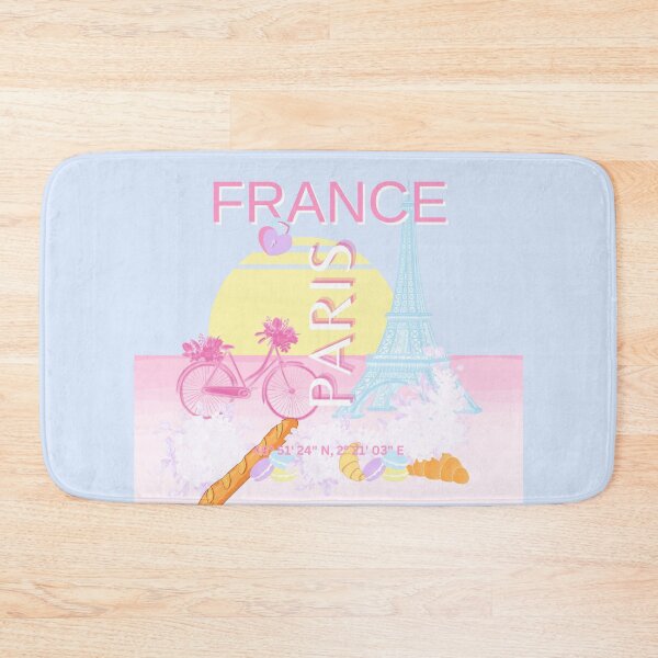 Item preview, Paris, France, Travel Art, Preppy, Blue designed and sold by Magic Love Art Print.
