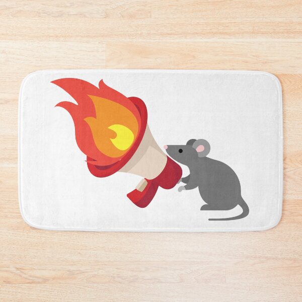 Item preview, Speak Up! Rat with Megaphone Protest designed and sold by AnAwkwardOtter.