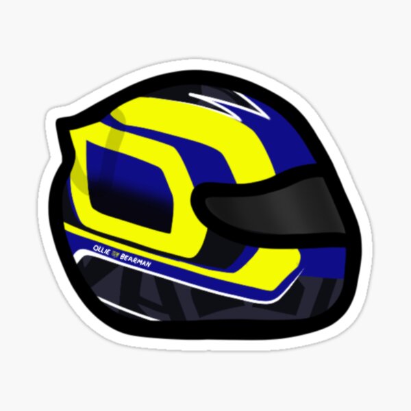 Item preview, Ollie Bearman Helmet 2025 designed and sold by RaceTrim.