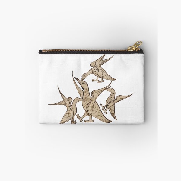 Item preview, Medieval illustration of birds fighting designed and sold by IllmadeErrant.
