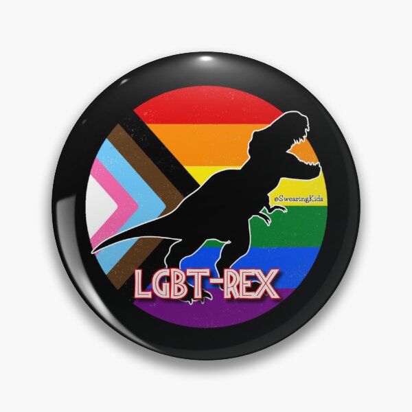 Item preview, LGB T-Rex designed and sold by SwearingKids.
