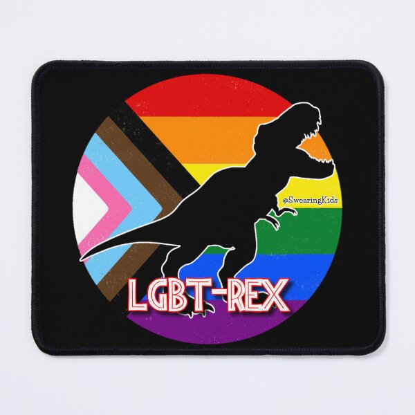 Item preview, LGB T-Rex designed and sold by SwearingKids.