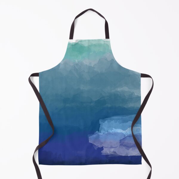 Item preview, Aesthetic - "Turquoise Sea" Abstract Watercolor designed and sold by A-Deco.