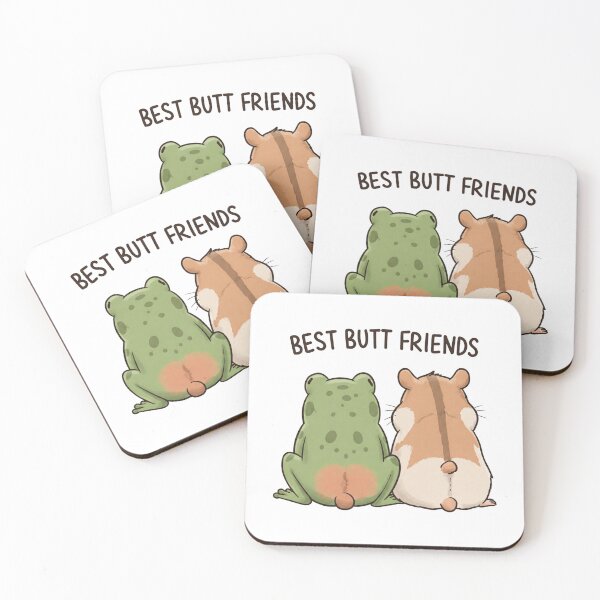 Item preview, Best Butt Friends Frog and Hamster  designed and sold by Alex Songs.