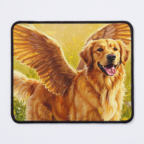 Item preview, Golden Retriever Dog Wings - Rainbow Bridge designed and sold by TheresaNicole.