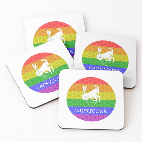 Item preview, Capricorn Zodiac - Gay Pride designed and sold by PrideFeliz.