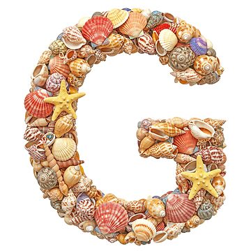 Artwork thumbnail, SHELLS LETTER G by ART-TYPE