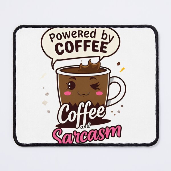 Item preview, Coffee, Sarcasm, and Caffeine Power-Graphic Art designed and sold by VegoStores.