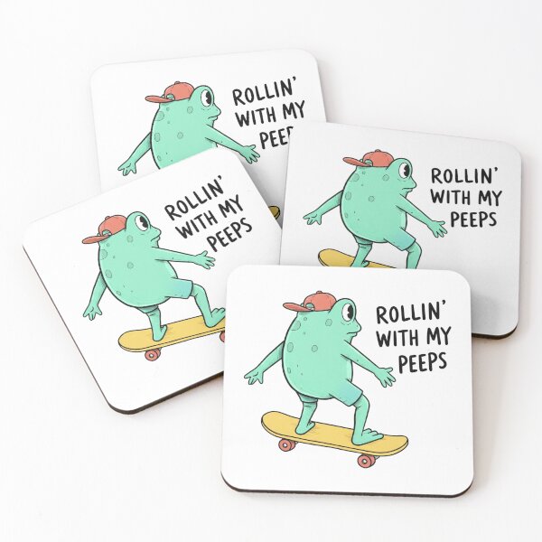 Item preview, Funny Frog Rollin with my Peeps designed and sold by Adrian Kane.