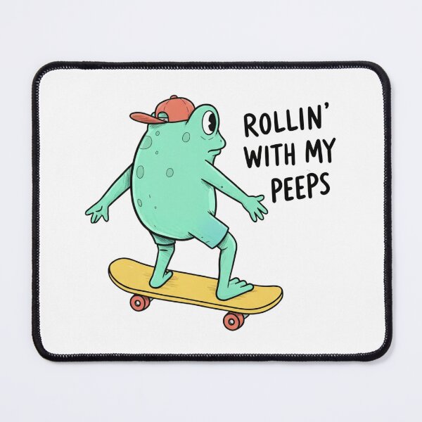 Item preview, Funny Frog Rollin with my Peeps designed and sold by Adrian Kane.