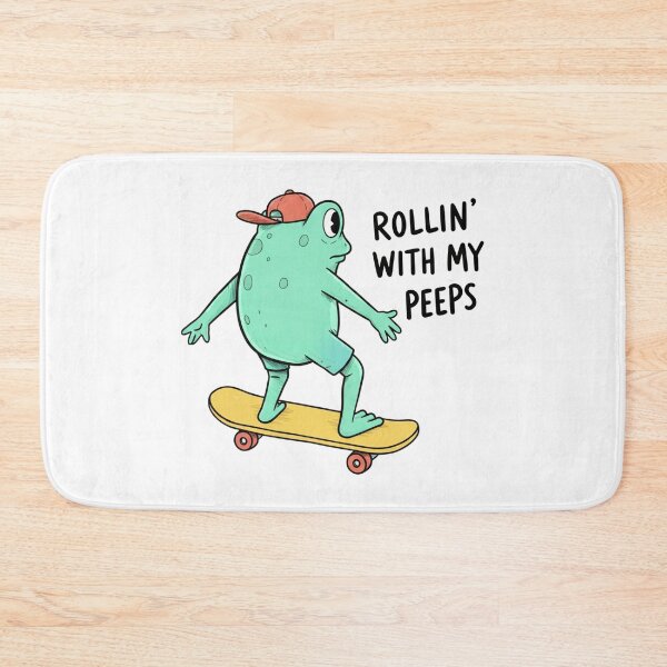 Item preview, Funny Frog Rollin with my Peeps designed and sold by Adrian Kane.