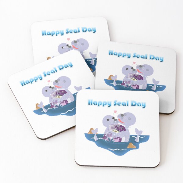 Item preview, Seal day, Happy seal day, Seal family, Mr. Purple bear in seal costume, seal lover designed and sold by Figaro-17.