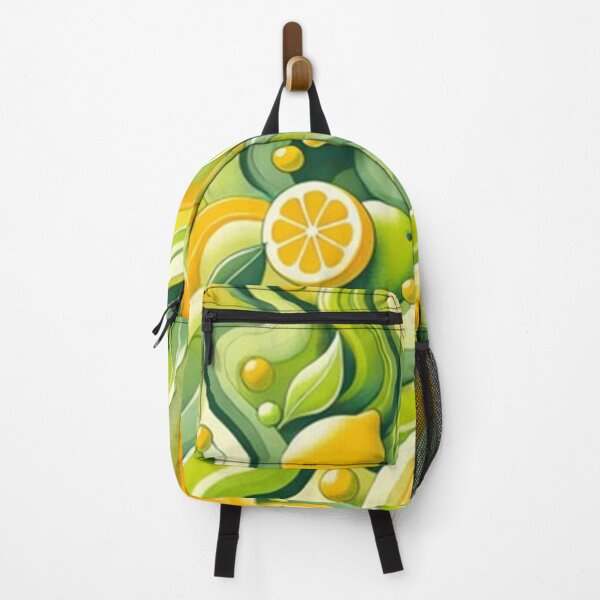 Item preview, Neon Harmony: Lemon Green Meets Yellow in Abstract Art designed and sold by annenambiro.