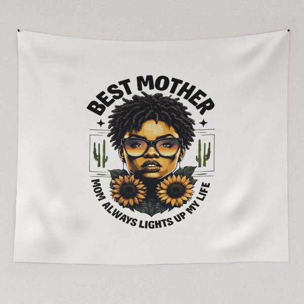 Item preview, MOM ALWAYS LIGHTS UP MY LIFE BEST MATHER designed and sold by AxstinGraphics.