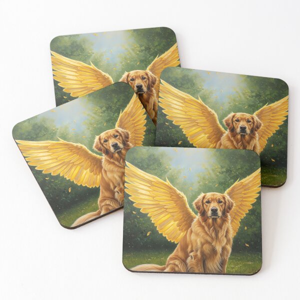 Item preview, Golden Retriever Dog Wings - Rainbow Bridge designed and sold by TheresaNicole.