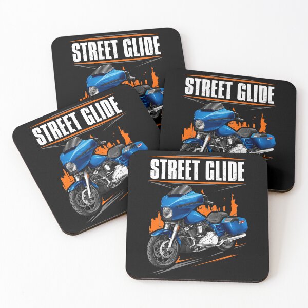 Item preview, Motorcycle Street Glide 2024 (Chrome Blue Burst) for Motorcycle Riders designed and sold by MotoApparelHub.