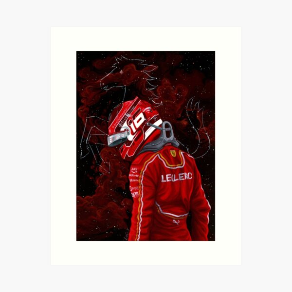 Vista previa del artículo con la obra «Leclerc», diseñado y vendido por Luci's Garage.