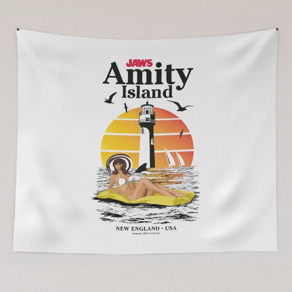 Item preview, Amity Island 1975 designed and sold by Candywrap Studio.