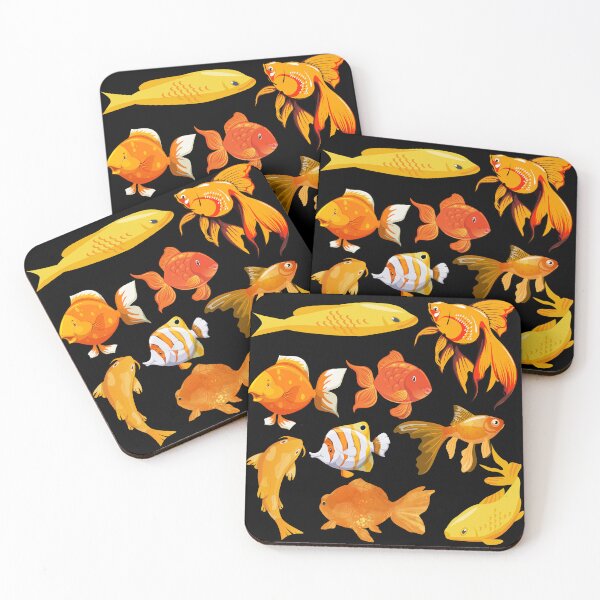 Item preview, Golden Joy: Swimming in Happiness Art designed and sold by Zakrytos ★★★★★.