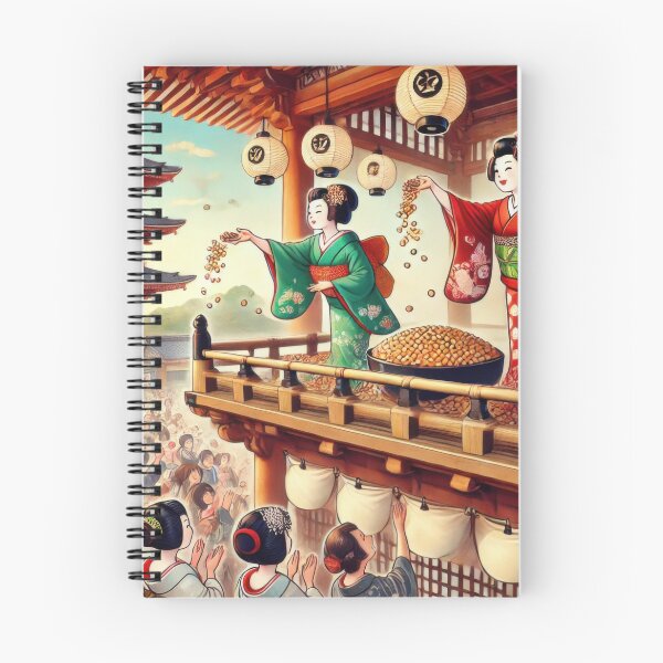 Item preview, Graceful Maiko and Setsubun Festivity designed and sold by BobArtGallery.