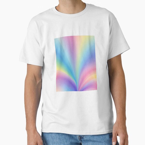 Item preview, Iridescent pastel rainbow waves ombré background blend modern  designed and sold by cheekylorns.