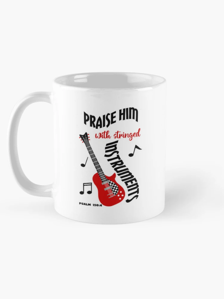 Thumbnail 5 of 6, Coffee Mug, Praise Him With Stringed Instruments designed and sold by Rili22.