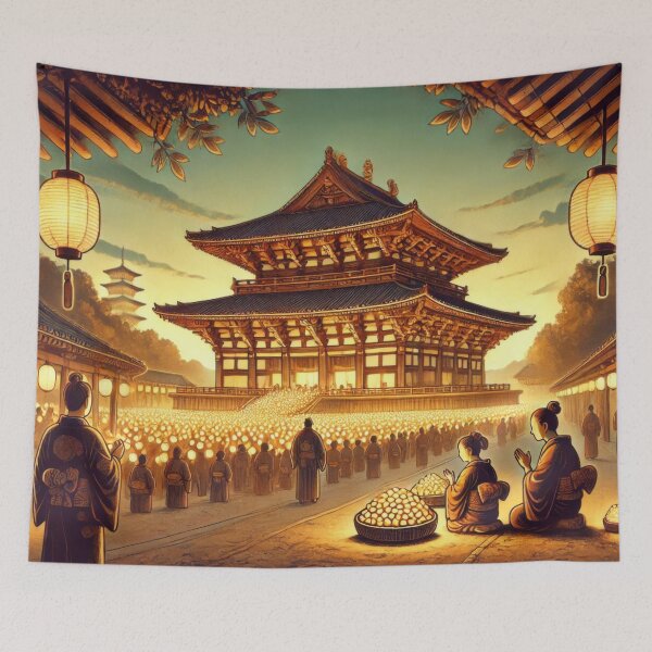 Item preview, Sacred Lantern Festival at Todaiji designed and sold by BobArtGallery.
