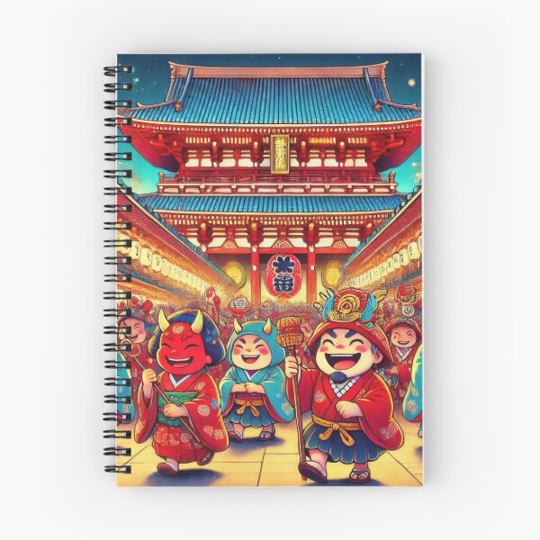 Item preview, Oni and Fukujin Parade at Sensoji designed and sold by BobArtGallery.