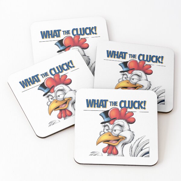 Item preview, What the cluck, silly chicken, farm life, silly, meme, funnyfits70, Humor, Funny, retro, vintages, funny quotes, animal humor, designed and sold by FunnyFits70.