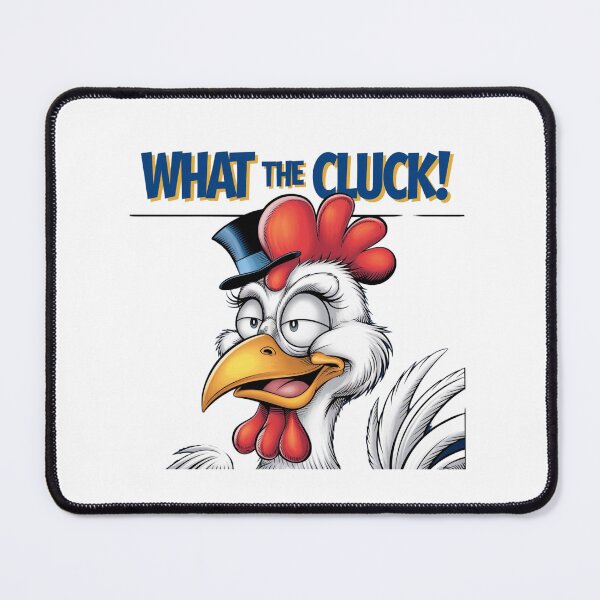 Item preview, What the cluck, silly chicken, farm life, silly, meme, funnyfits70, Humor, Funny, retro, vintages, funny quotes, animal humor, designed and sold by FunnyFits70.